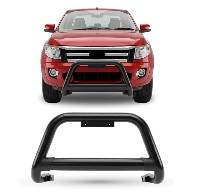 SUITABLE TO FIT RANGER 2012+ B GRADE NUDGE BAR BLACK 201 STEEL