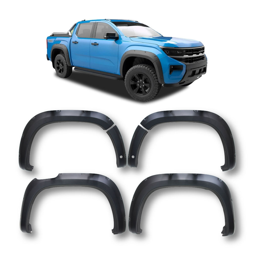 AMAROK 2023+ OE STYLE STUDDED PDC WHEEL ARCHES BLACK