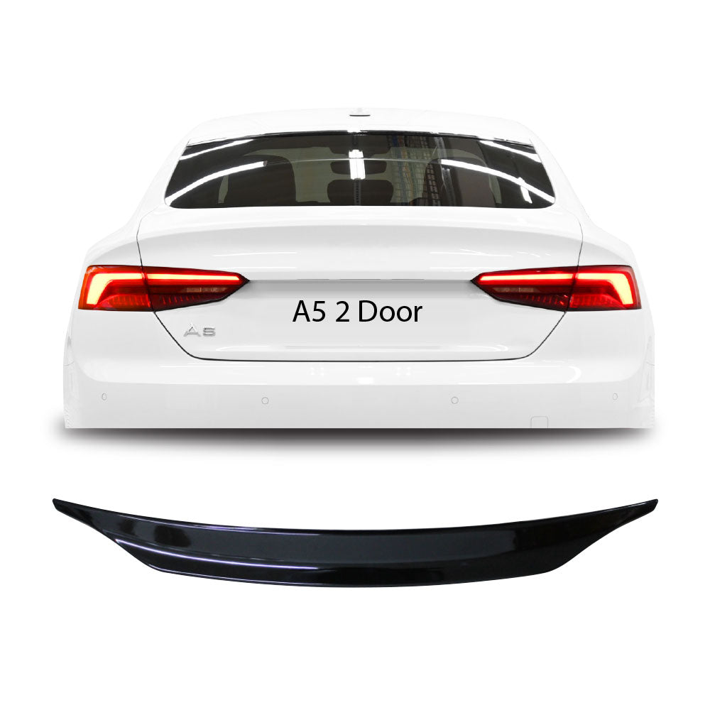 AUDI A5 2017+ 2 DOOR M4 STYLE BOOT SPOILER GLOSS BLACK