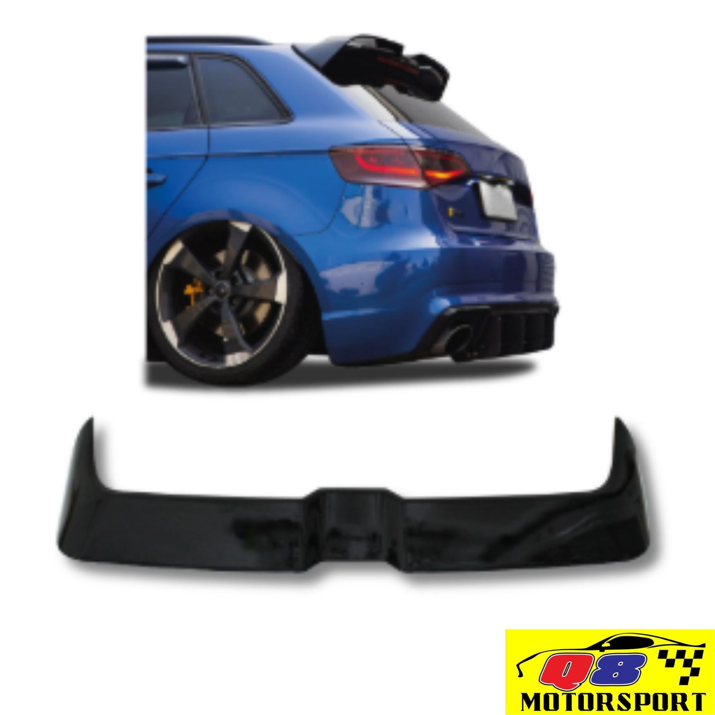 AUDI A3 (8V/8V2) 2013-2020 OETTINGER ROOF SPOILER G/BLACK