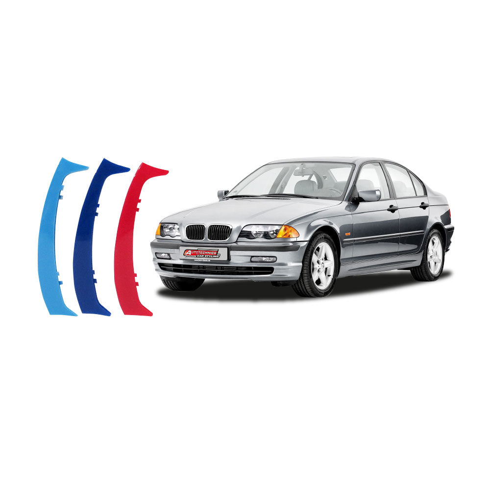 SUITABLE TO FIT BMW 3 SERIES E46 1998-2001 M COLOUR KIDNEY GRILL CLIPS 10 ROD