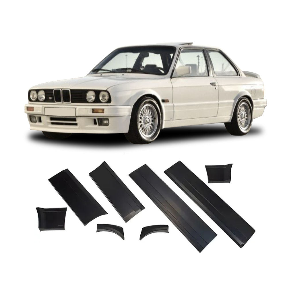 SUITABLE TO FIT BMW E30 325is DOOR CLADDING UNPAINTED FIBERGLASS