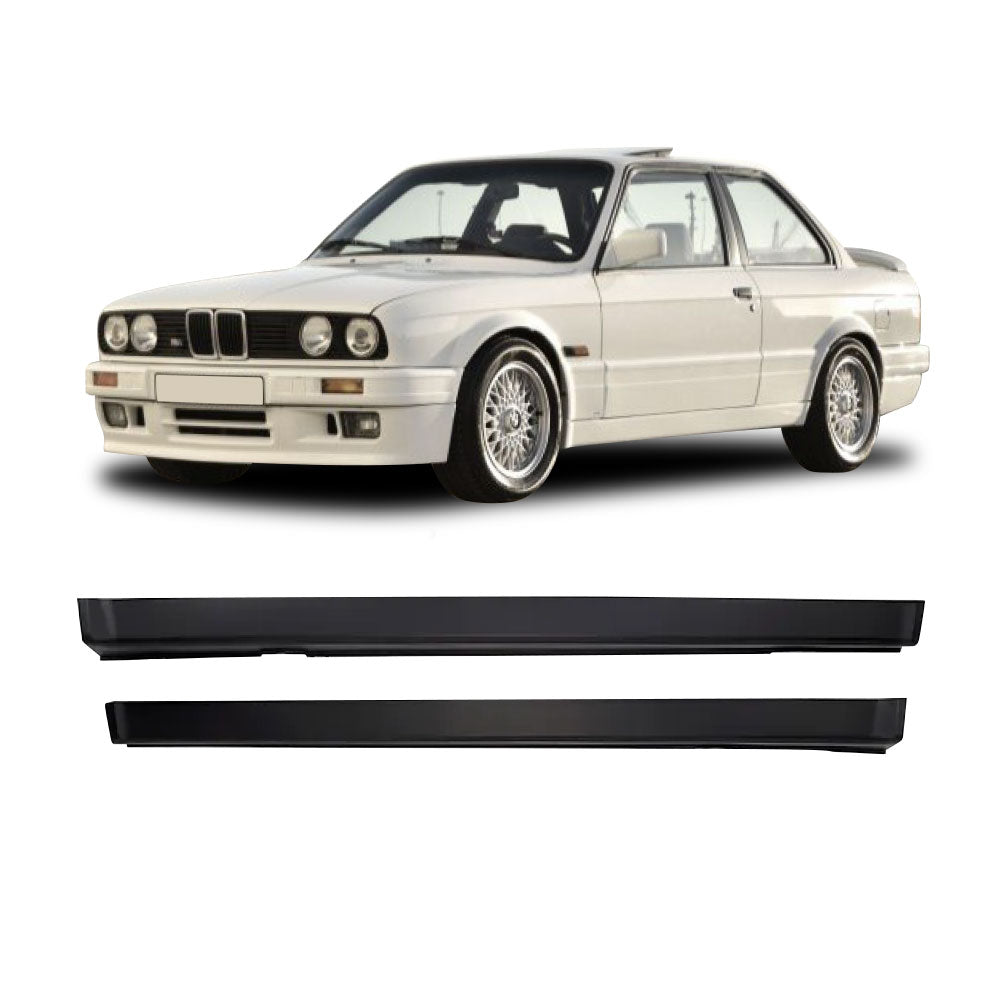 SUITABLE TO FIT BMW E30 325is SIDE SKIRTS UNPAINTED FIBERGLASS