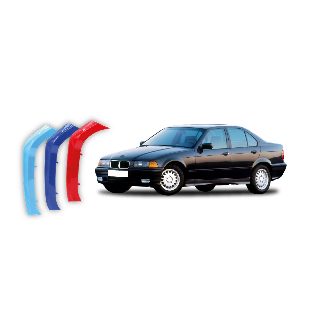 SUITABLE TO FIT BMW E36 1990-1996 M COLOUR KIDNEY GRILL CLIPS
