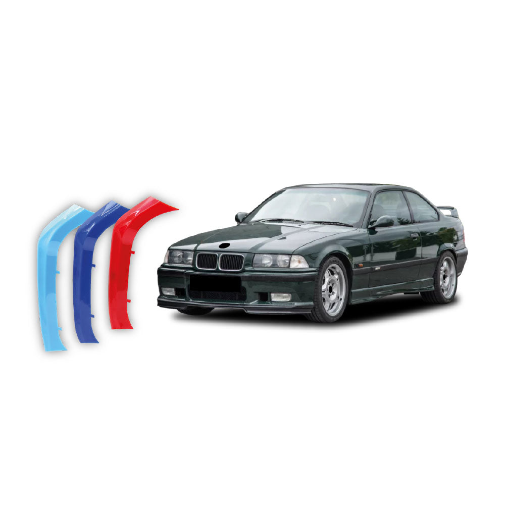 SUITABLE TO FIT BMW E36 1996-1998 M COLOUR KIDNEY GRILL CLIPS