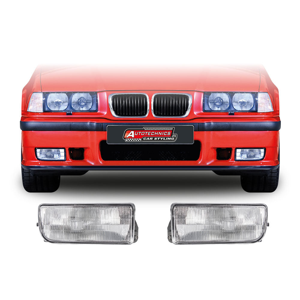 SUITABLE TO FIT BMW E36 3 SERIES CRYSTAL FOG LIGHTS