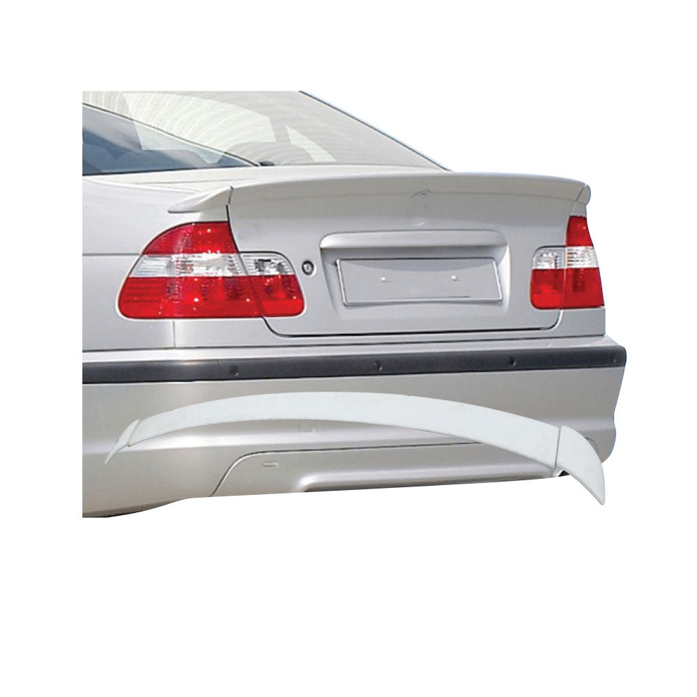 SUITABLE TO FIT BMW E46 3 PIECE BOOT SPOILER UNPAINTED