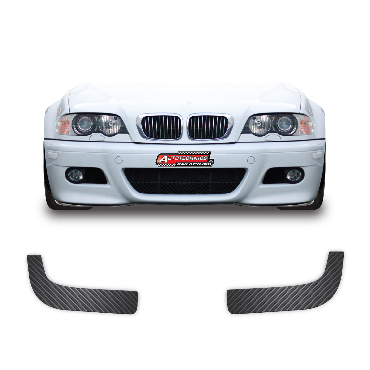SUITABLE TO FIT BMW E46 M3 CARBON FRONT SPLITTERS
