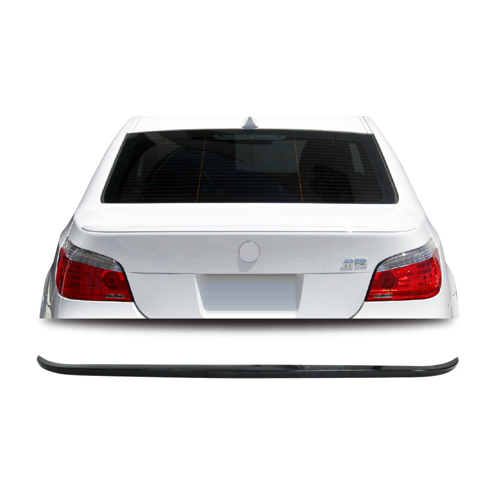 SUITABLE TO FIT BMW E60 2003-2010 M5 SLIM BOOT SPOILER GLOSS BLACK