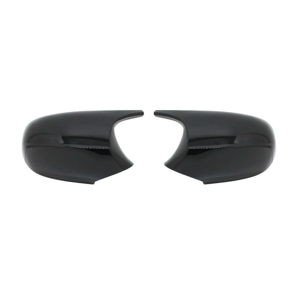 SUITABLE TO FIT BMW E90/E92/E82/E87 2009+ LCI M4 STYLE CLIP ON MIRROR COVERS BLACK