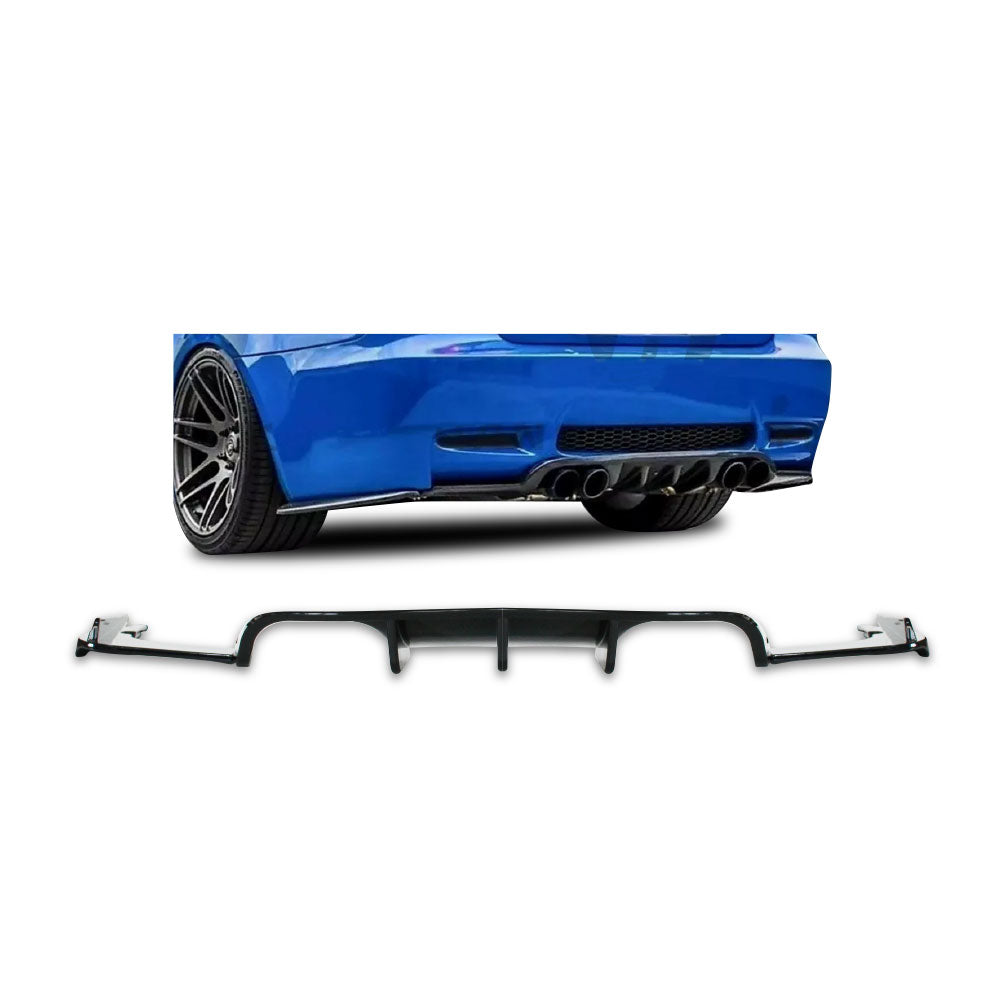 SUITABLE TO FIT BMW E90/E92/E93 M3 VORSTEINER DIFFUSER 3 PIECE GLOSS BLACK