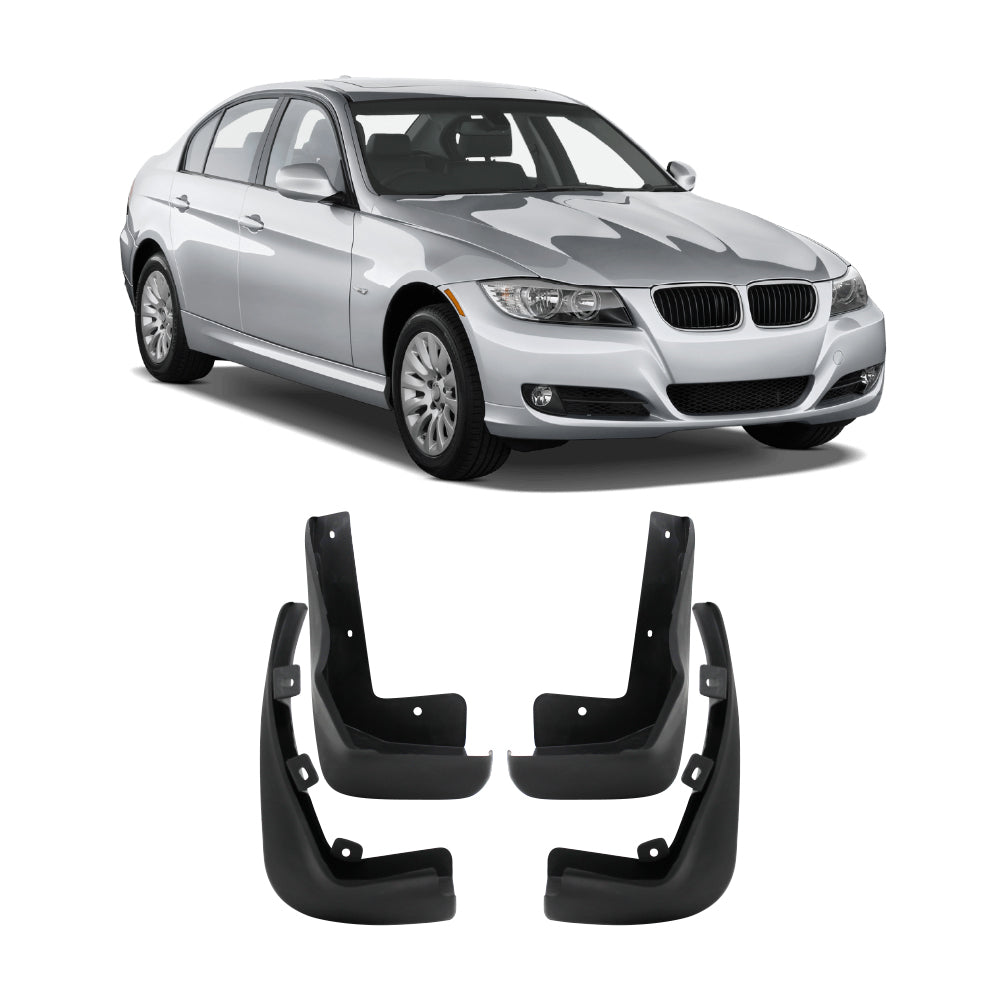 SUITABLE TO FIT BMW E90 2008-2011 FACELIFT LCI MUDFLAPS 4 PIECE