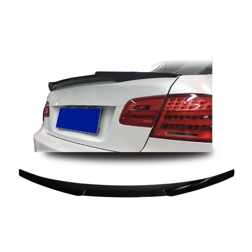 SUITABLE TO FIT BMW E92 M4 STYLE BOOT LIP SPOILER GLOSS BLACK
