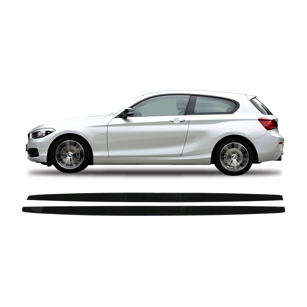 SUITABLE TO FIT BMW F20 M PERFORMANCE SIDE SKIRTS GLOSS BLACK