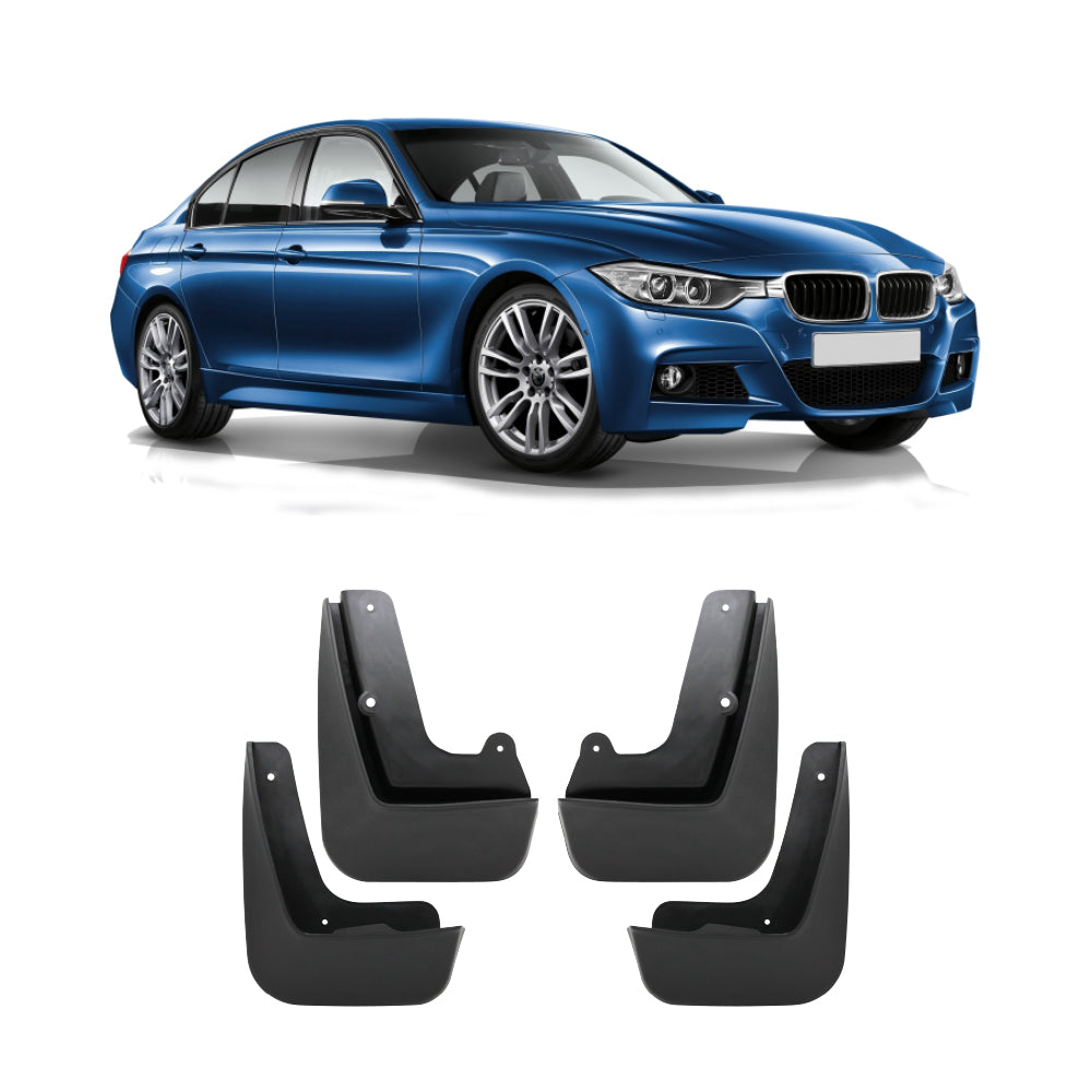 SUITABLE TO FIT BMW F30 2017+ PRE LCI + LCI OE STYLE MUDFLAPS 4 PIECE
