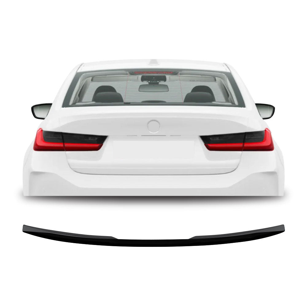 SUITABLE TO FIT BMW G20 2019+ M4 SLIM BOOT SPOILER GLOSS BLACK