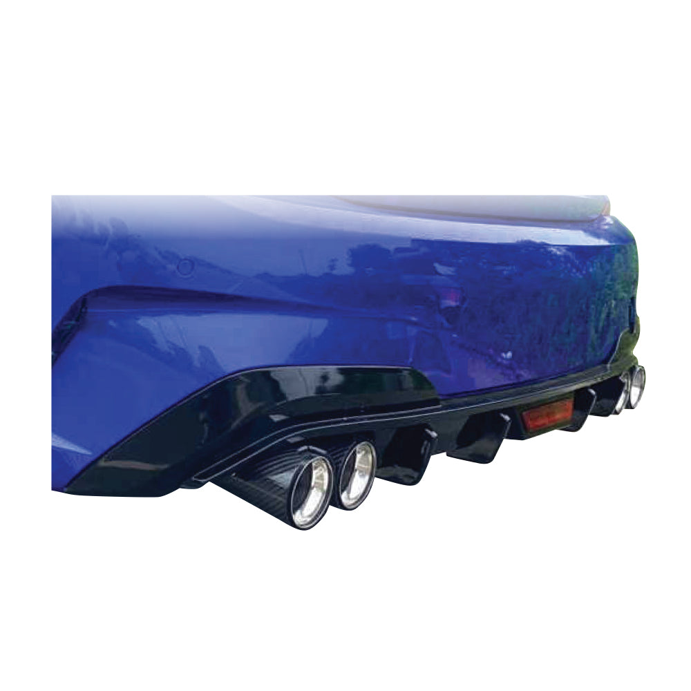 SUITABLE TO FIT BMW G20 F1 STYLE REAR DIFFUSER GLOSS BLACK