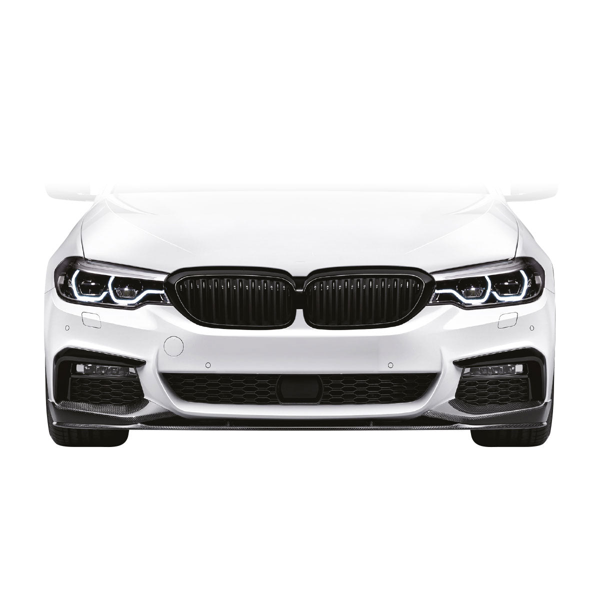 SUITABLE TO FIT BMW G30 M PERFORMANCE 3 PIECE FRONT LIP GLOSS BLACK