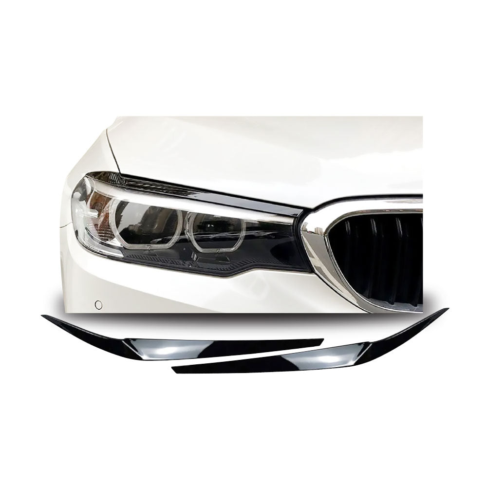 SUITABLE TO FIT BMW G30 PLASTIC EYELIDS GLOSS BLACK