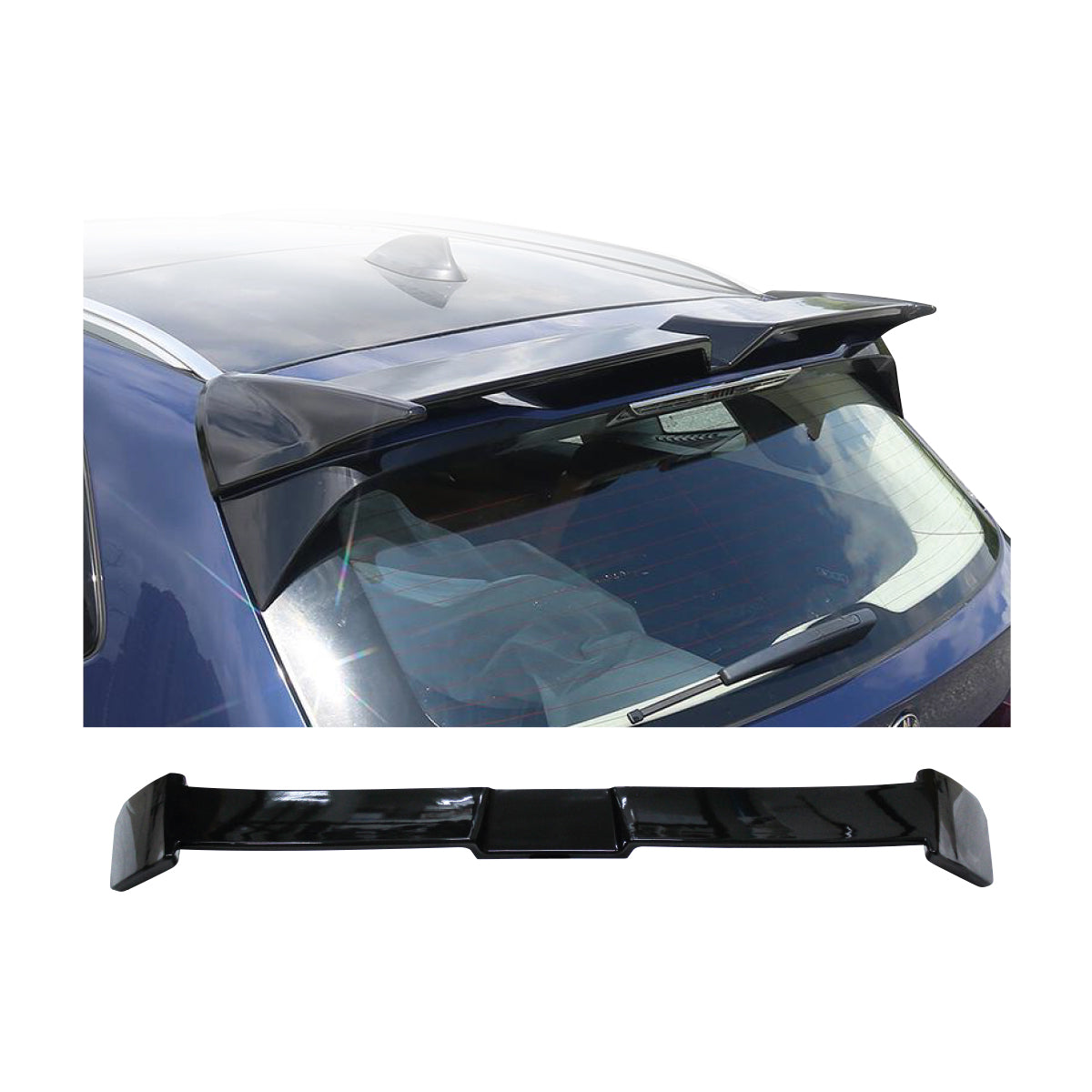 SUITABLE TO FIT BMW X1 F48 2017+ M PERFORMANCE BOOT SPOILER GLOSS BLACK