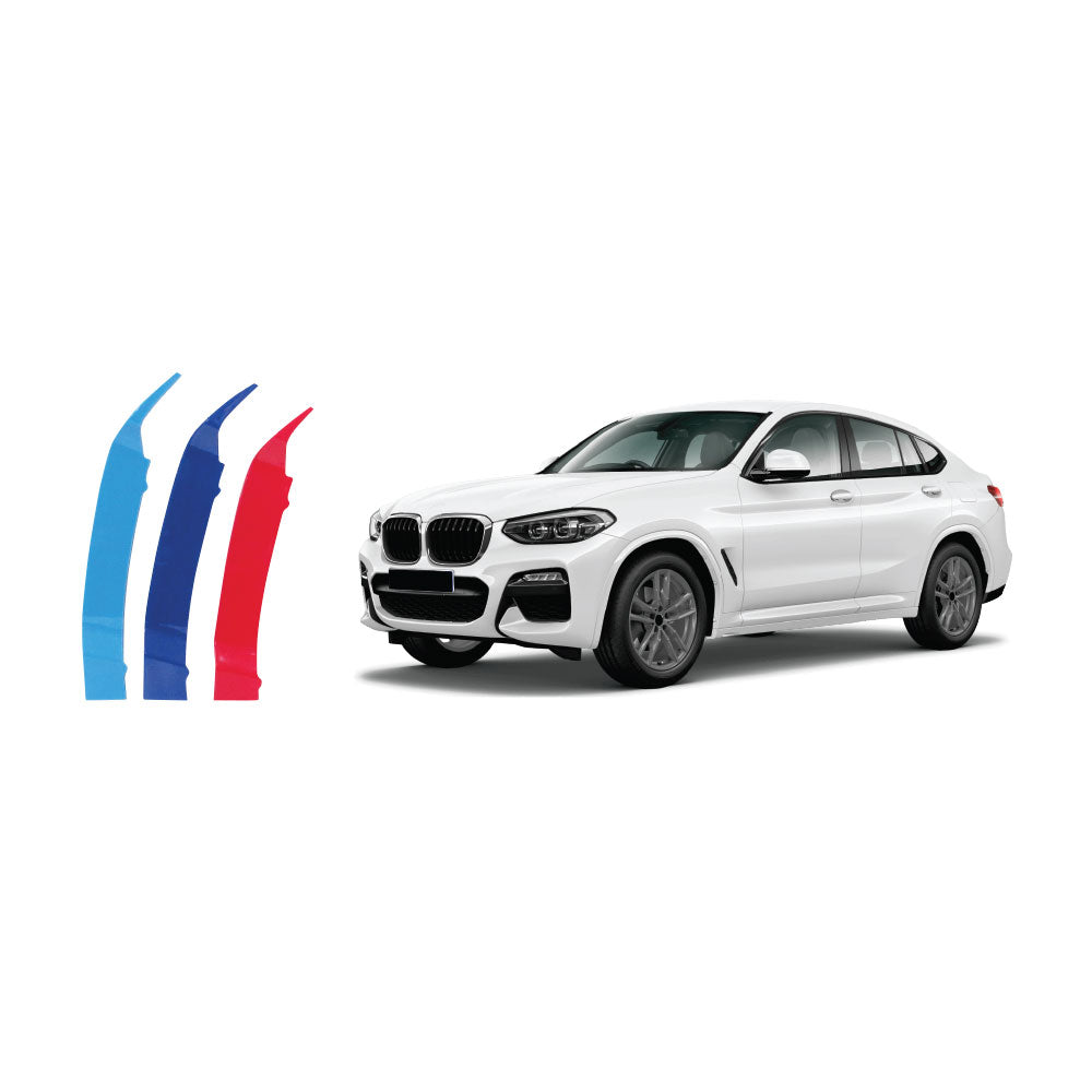SUITABLE TO FIT BMW X4 G02 2022+ M COLOUR KIDNEY GRILL CLIPS