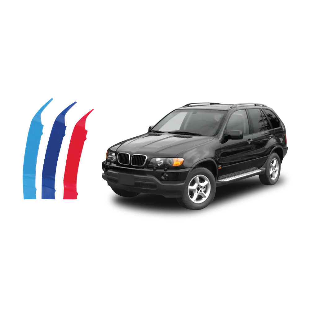 SUITABLE TO FIT BMW X5 E53 1999-2003 M COLOUR KIDNEY GRILL CLIPS