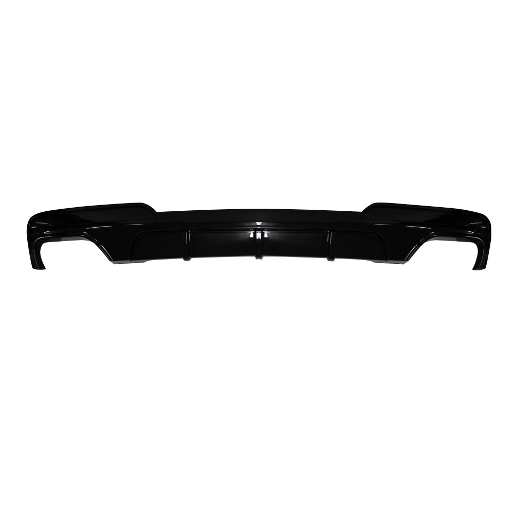 SUITABLE TO FIT BMW F10 M PERFORMANCE DOUBLE PIPE DOUBLE OUTLET DIFFUSER GLOSS BLACK