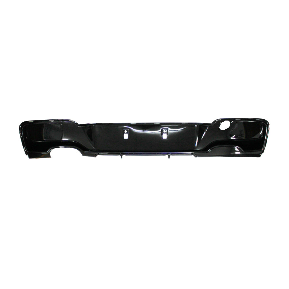 SUITABLE TO FIT BMW F20 2012+ DIFFUSER DOUBLE PIPE SINGLE OUTLET BLACK
