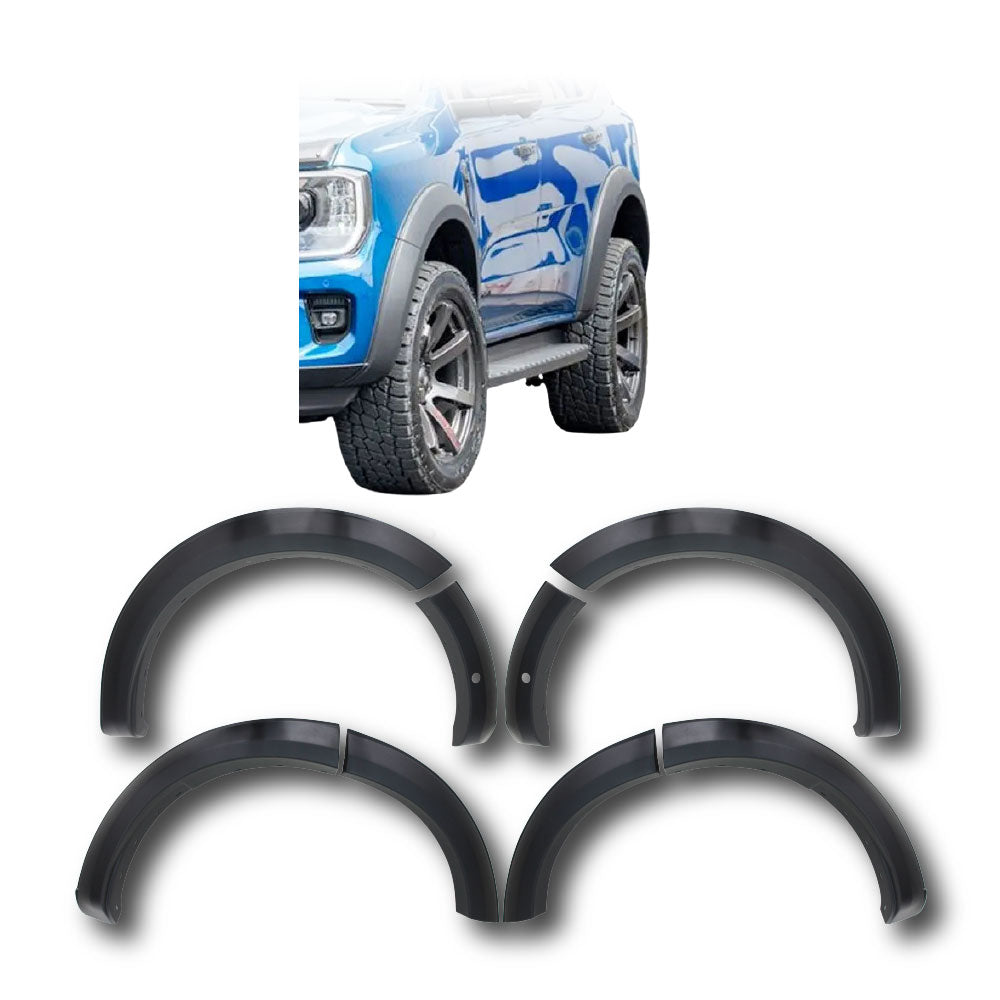 SUITABLE TO FIT EVEREST 2023+ OE STYLE PDC 6 INCH PLAIN WHEEL ARCHES 6 PIECE BLACK