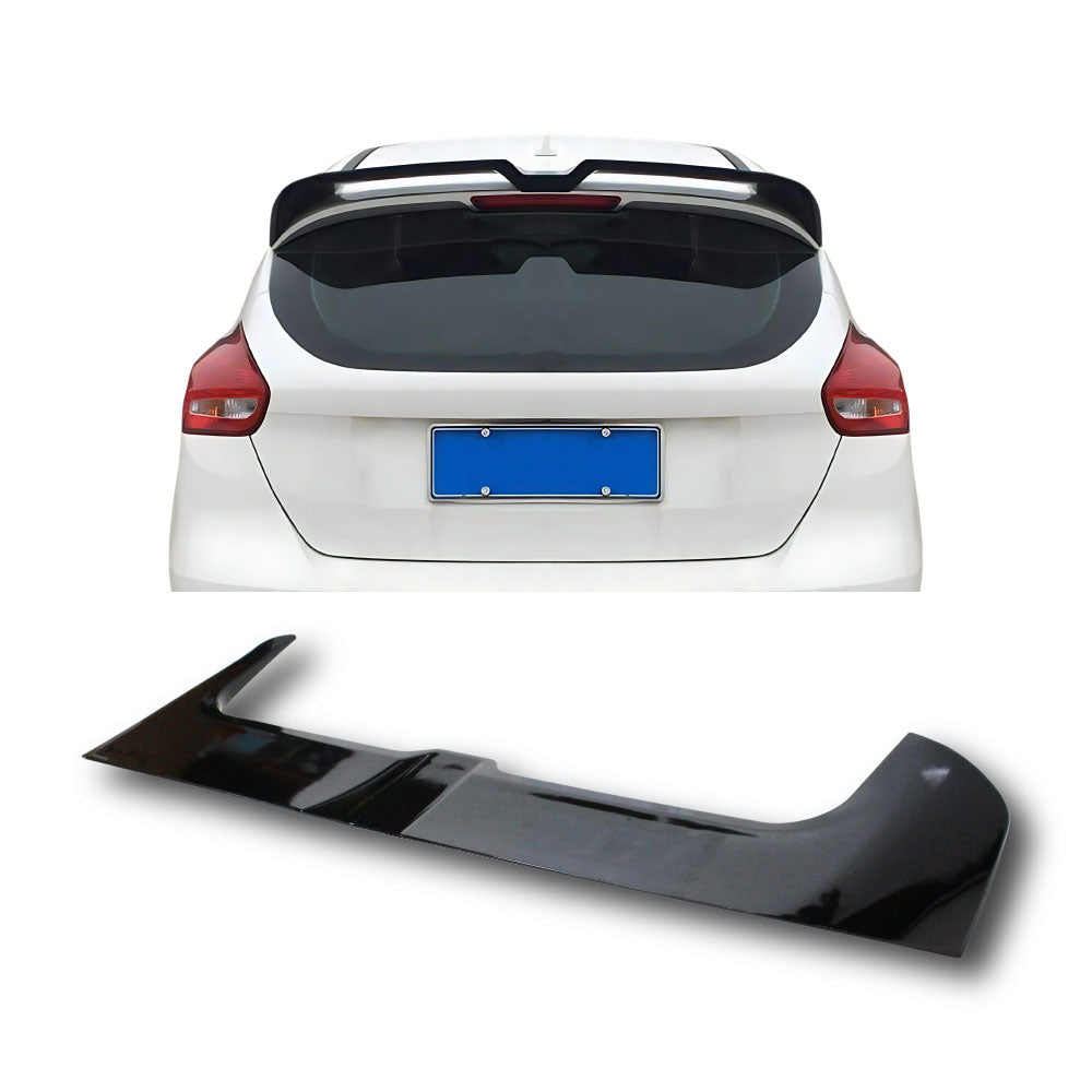 SUITABLE TO FIT FORD FOCUS OETTINGER ROOF SPOILER GLOSS BLACK