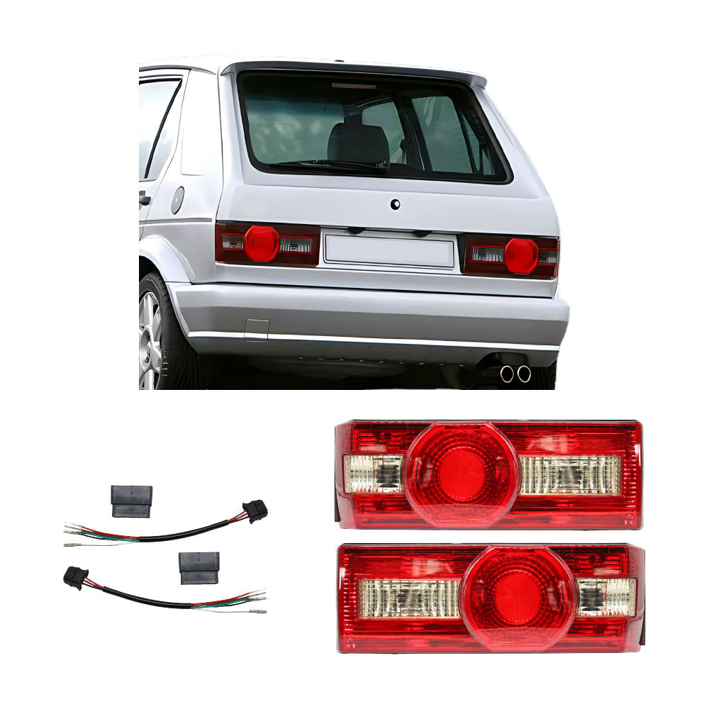 GOLF 1 VELOCITI SMOKED TAILIGHTS WITH WIRING LOOM