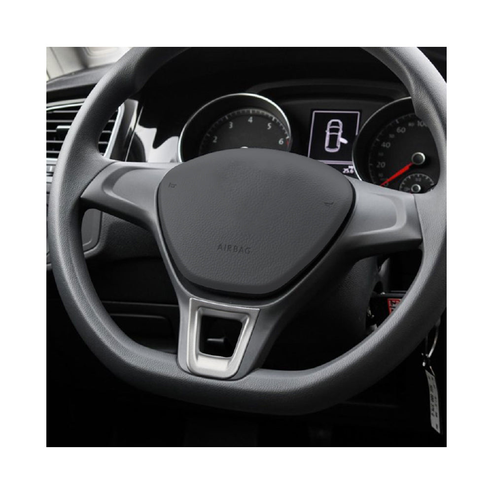 GOLF 7 OE FIT STEERING WHEEL INSERT 1PC CHROME