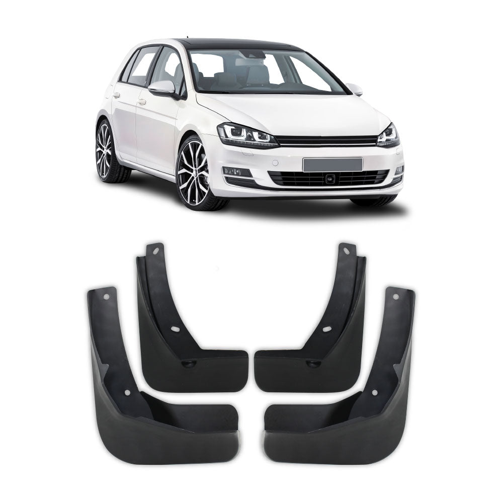 VW GOLF 7 & POLO TSI 2018+ MUDFLAPS 4 PIECE SET