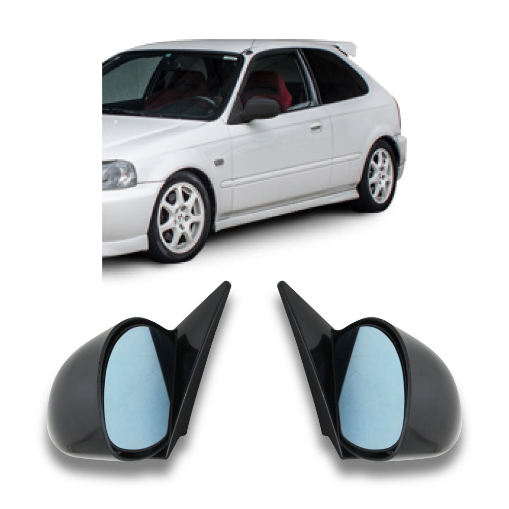 HONDA CIVIC 1996-2000 DTM MIRROR TYPE C GLOSS BLACK