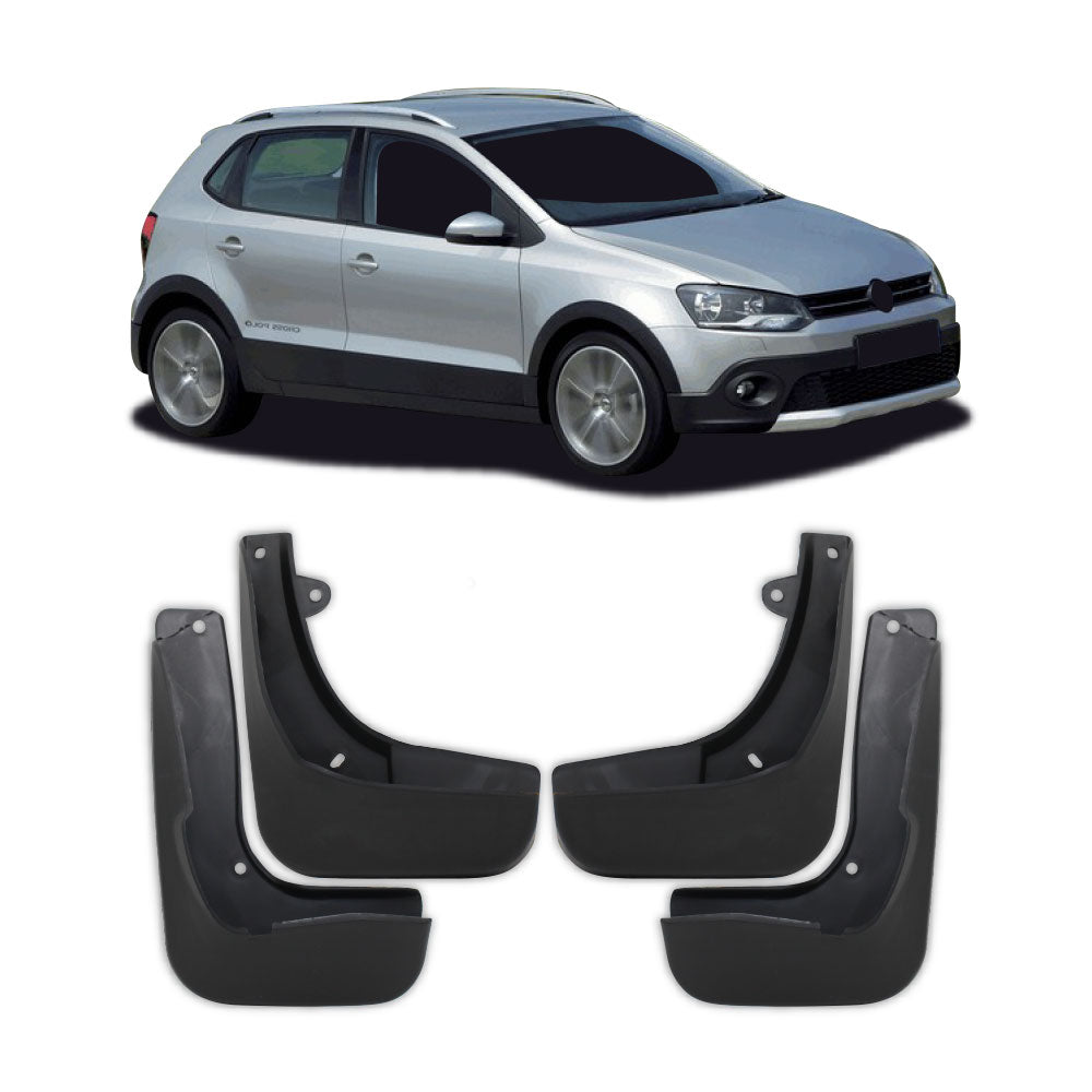 POLO 6 MK4 2010+ CROSS MUDFLAPS 4 PIECE SET