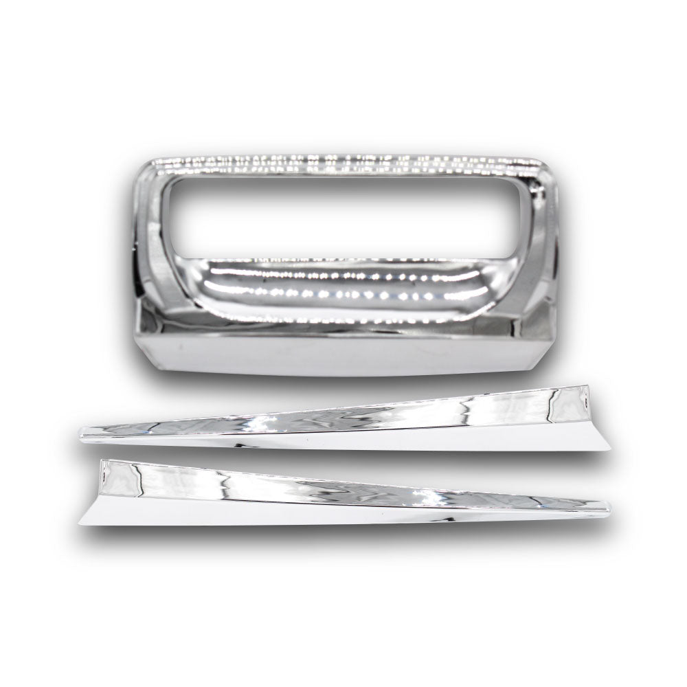 SUITABLE TO FIT RANGER 2012+ 3 PIECE CHROME TAILGATE BOWL WITH ARROW