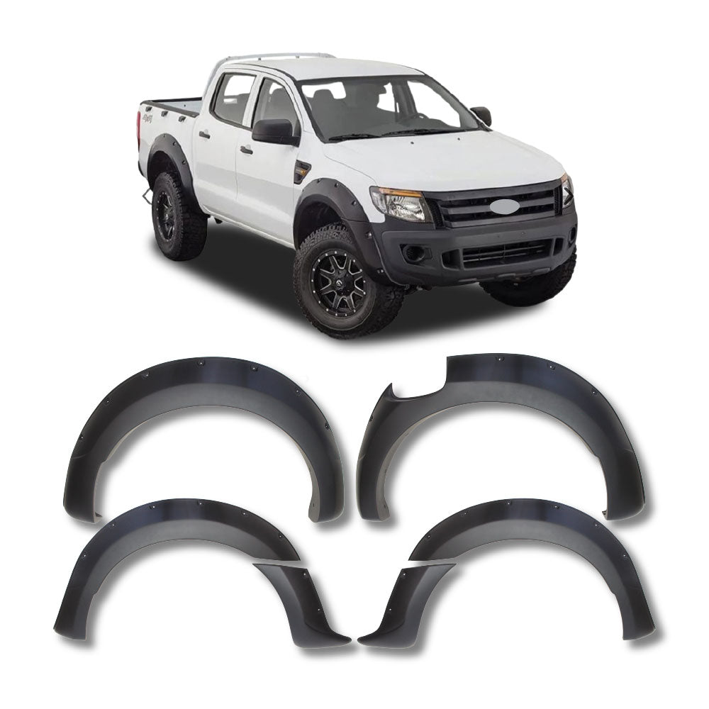 SUITABLE TO FIT RANGER 2012+ STUDDED 9 INCH WHEEL ARCHES MATT BLACK