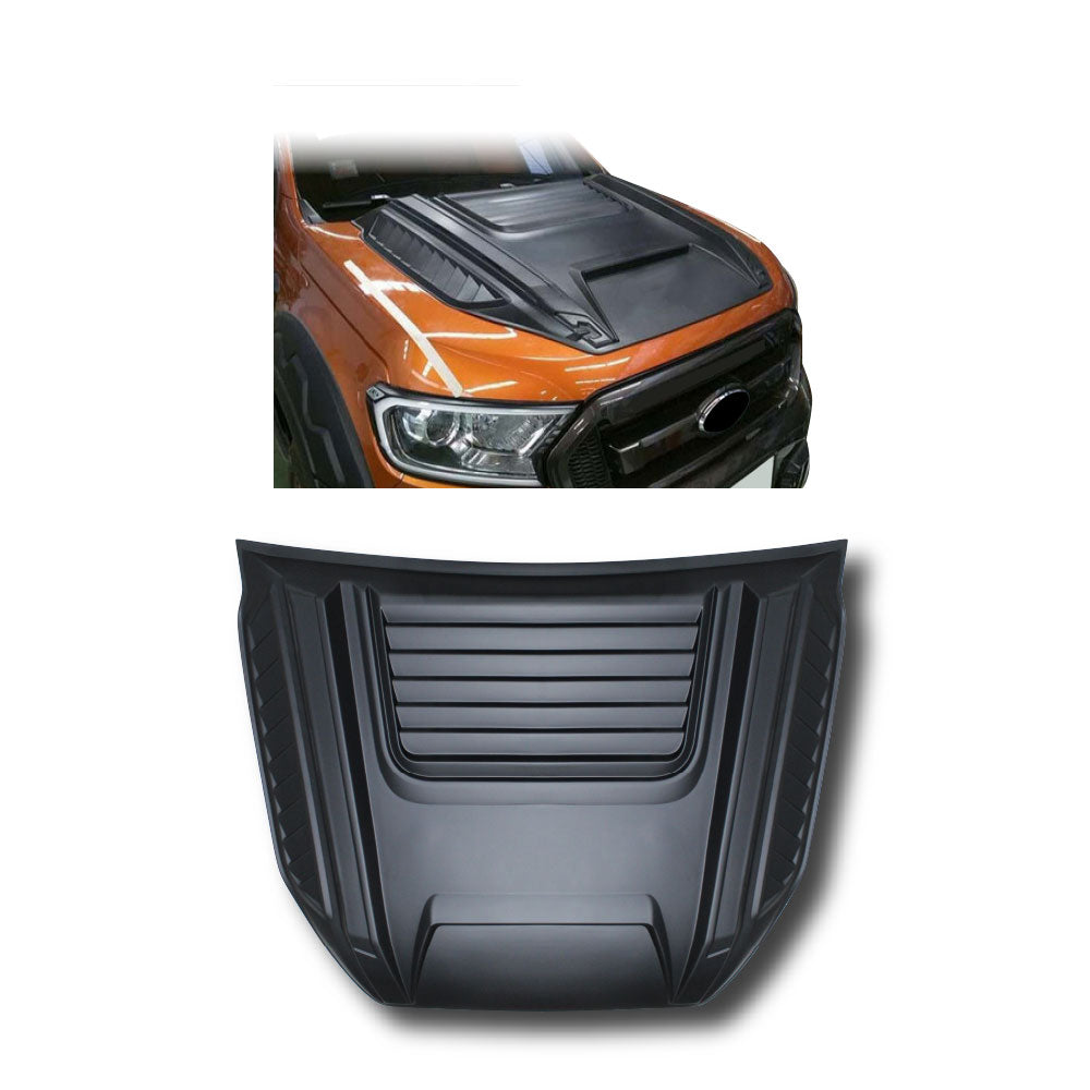 SUITABLE TO FIT RANGER 2016+ RHINO BONNET SCOOP BLACK