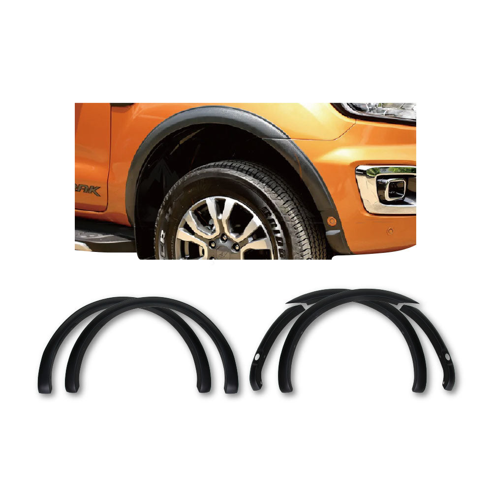 SUITABLE TO FIT RANGER 2019+ OE SLIM 3 INCH PDC WHEEL ARCHES MATT BLACK