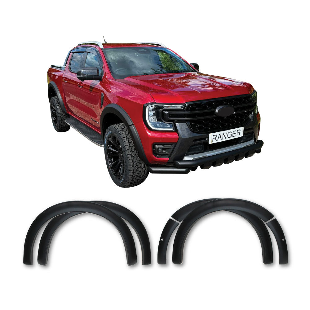 SUITABLE TO FIT RANGER 2023+ 6 INCH SLIM PDC WHEEL ARCHES MATT BLACK