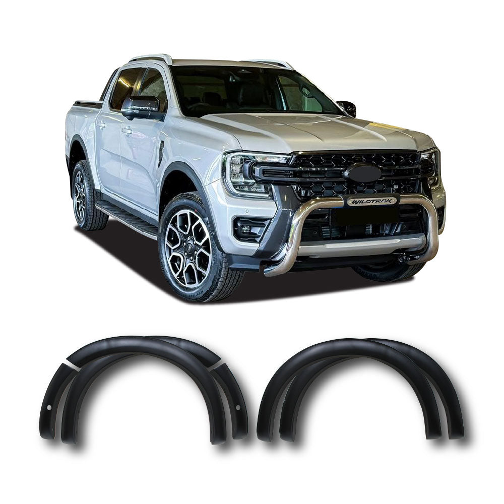 SUITABLE TO FIT RANGER 2023+ WILDTRAK PDC SLIM 3 INCH WHEEL ARCHES MATT BLACK