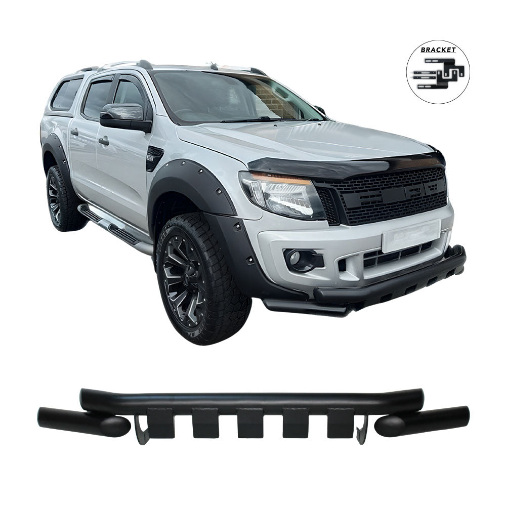 SUITABLE TO FIT RANGER T6 / T7 2012-2018 FRONT STYLING BAR BLACK