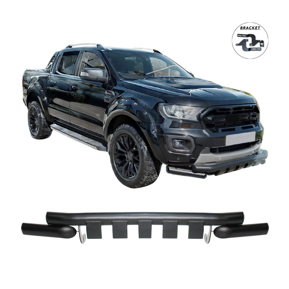 SUITABLE TO FIT RANGER T8 2019+ FRONT STYLING BAR BLACK