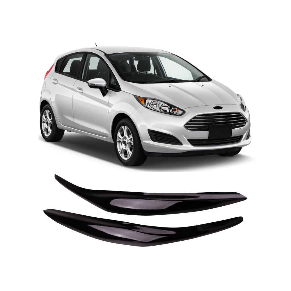 SUITABLE TO FIT FORD FIESTA 08-17 GLOSS BLACK EYELIDS