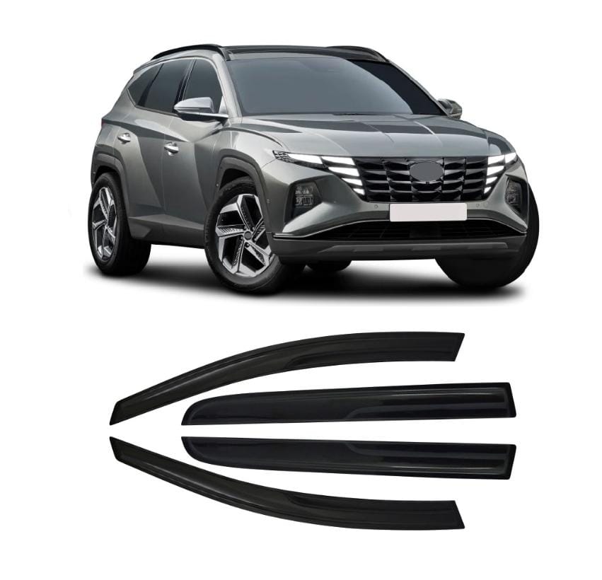 HYUNDAI TUCSON 2022+ INJECTION BLACK WINDSHIELDS 4 PIECE