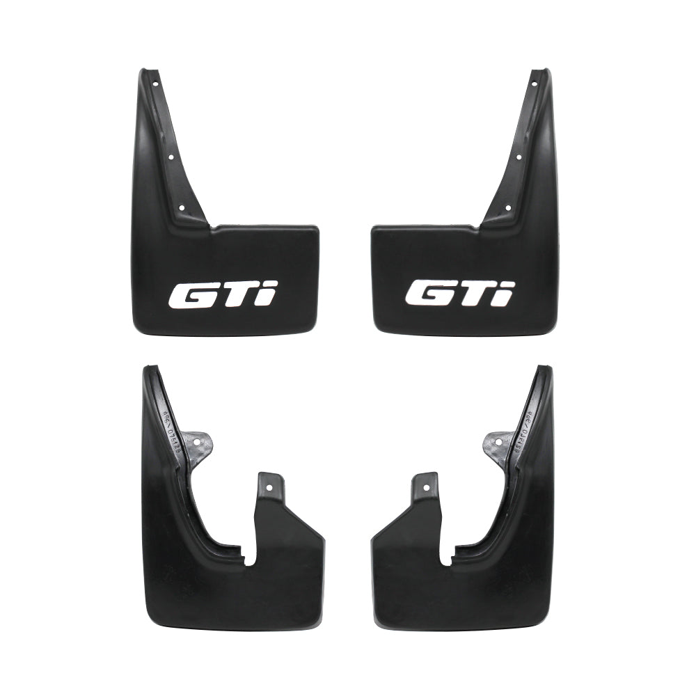 VW GOLF 3 GTi MUDFLAPS WITH SIDE SILLS GTI LOGO 4 PIECE SET