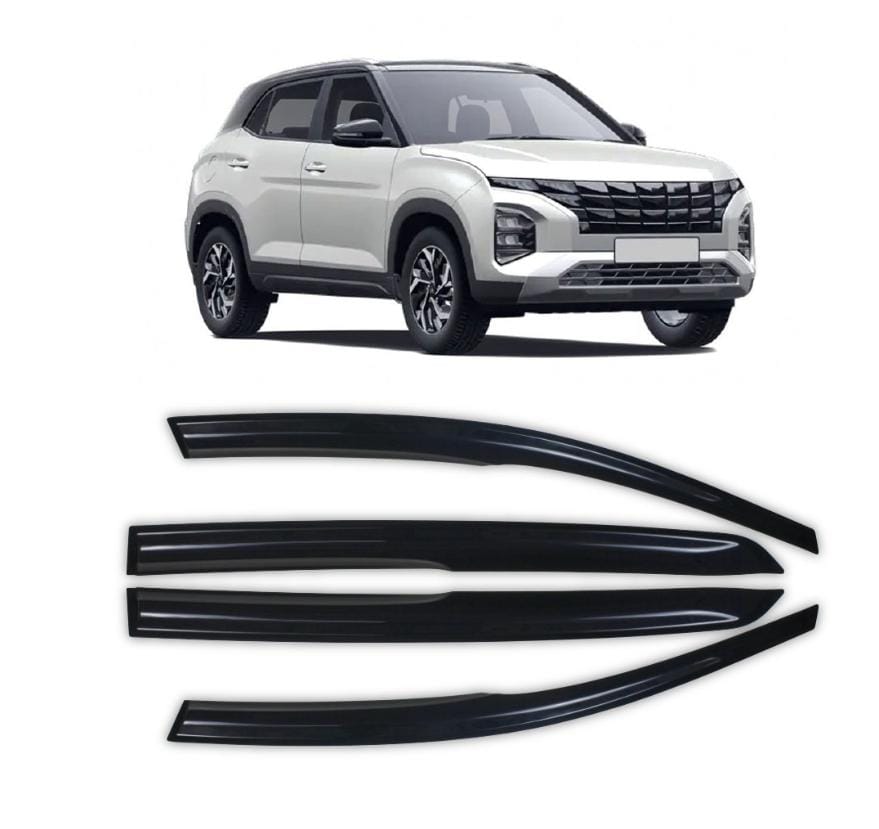 HYUNDAI CRETA 2023+ INJECTION BLACK WINDSHIELDS 4 PIECE