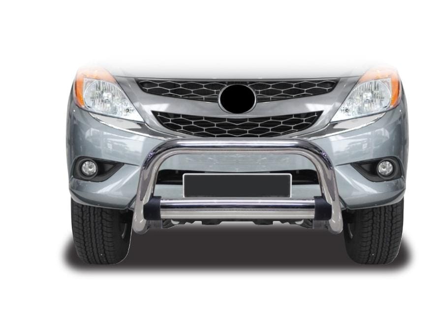 MAZDA BT50 2012+ 3 INCH CHROME NUDGE BAR