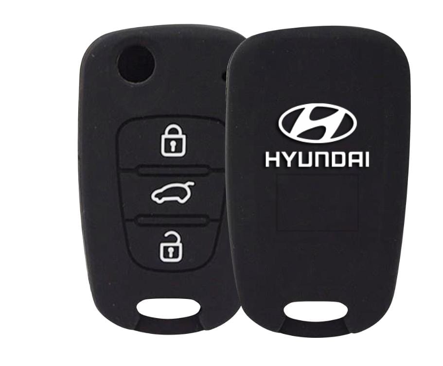 HYUNDAI OLD SILICONE 3 BUTTON KEYPOUCH BLACK