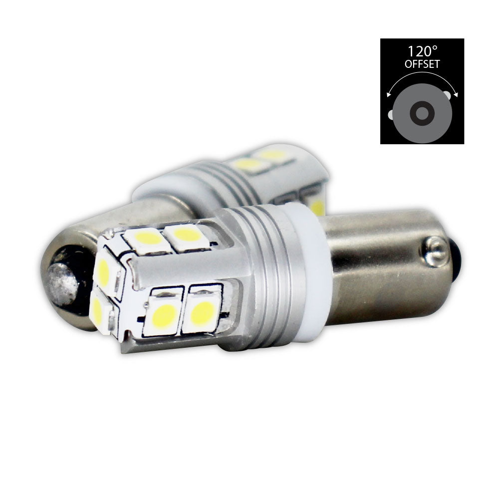 10 SMD CANBUS PARK LIGHT BULBS 120 DEGREE OFFSET SUITABLE TO FIT BMW F30